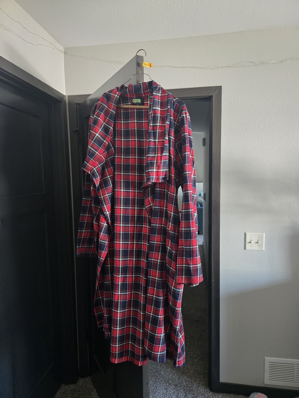 Plaid Long Smock